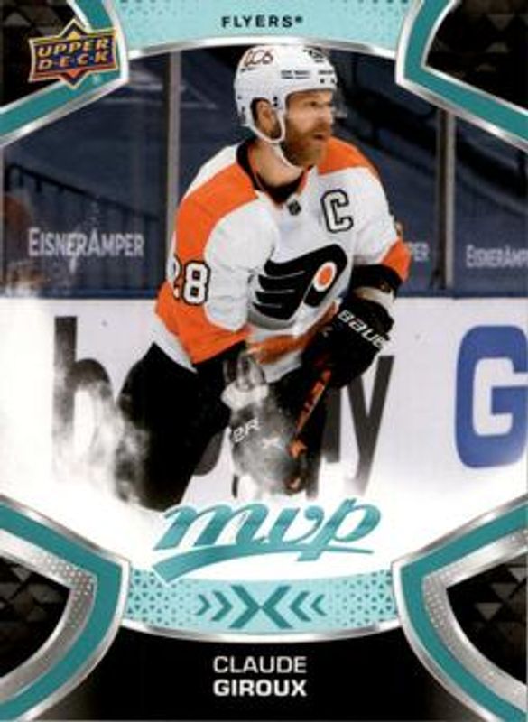 Claude Giroux 2021 Upper Deck MVP #128 Base RAW