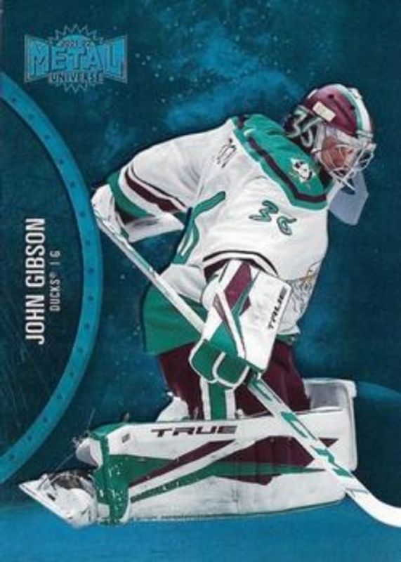 John Gibson 2021 Metal Universe #106 Blue Spectrum RAW