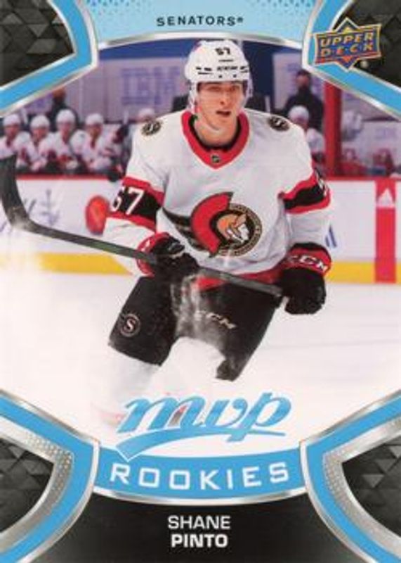 Shane Pinto 2021 Upper Deck MVP #236 Base Rookie RAW