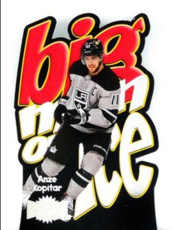 Anze Kopitar 2021 Metal Universe #BM-14 Big Man on Ice RAW