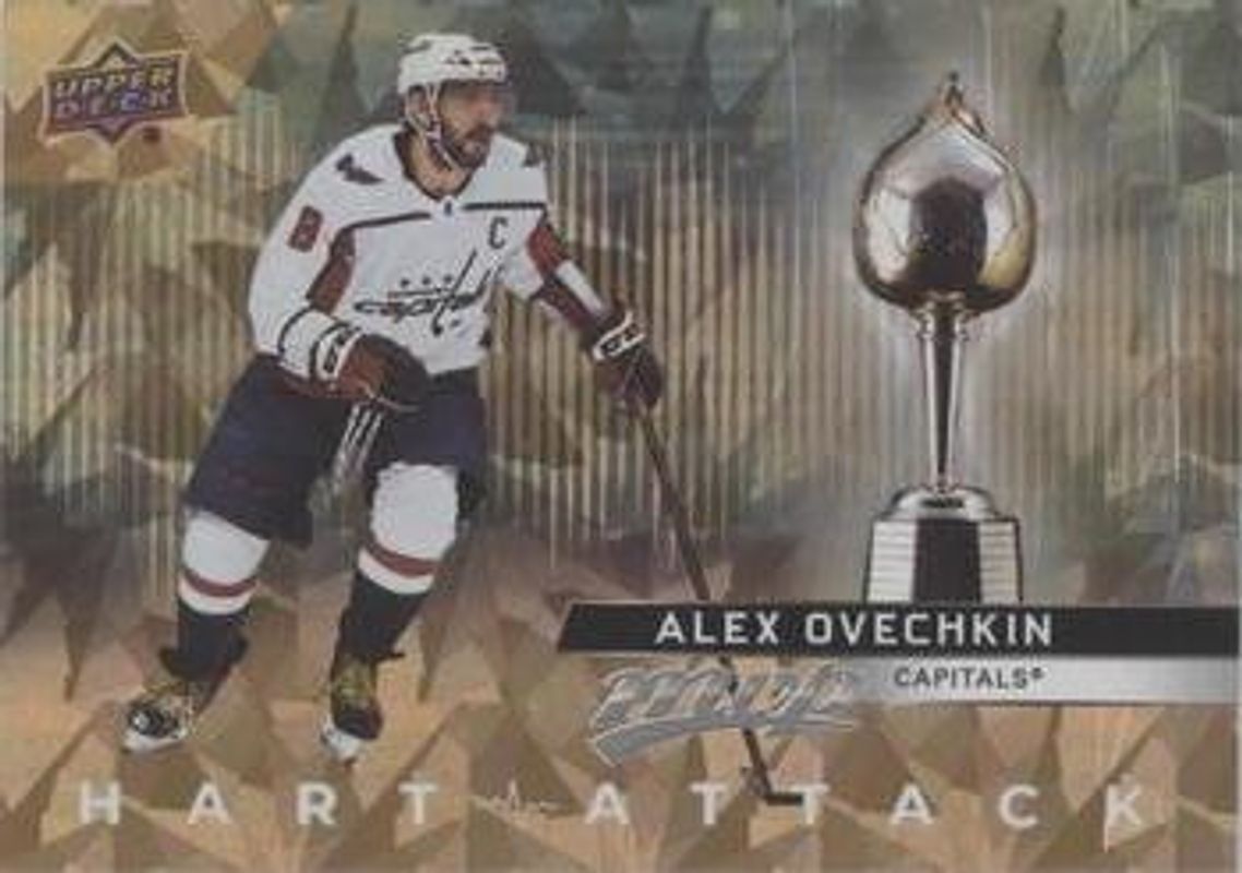 Alexander Ovechkin 2021 Upper Deck MVP #HA-9 Hart Attack - Gold RAW