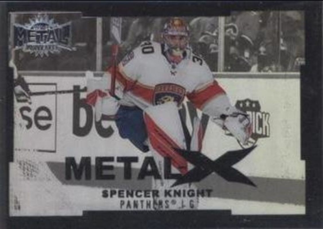 Spencer Knight 2021 Metal Universe #MX-SK Metal X Achievements /499 Rookie RAW
