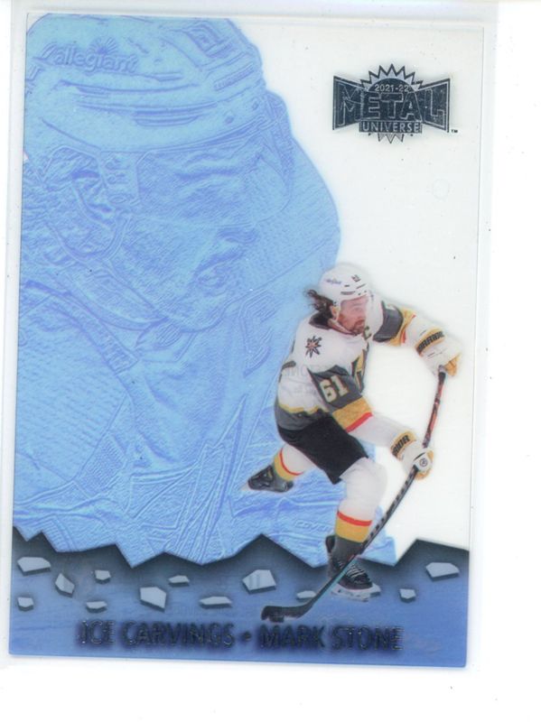 Mark Stone 2021 Metal Universe #IC-8 Ice Carvings RAW