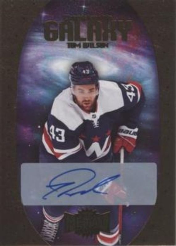 Tom Wilson 2021 Metal Universe #CG-4 Championship Galaxy Autographs RAW