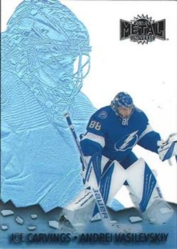 Andrei Vasilevskiy 2021 Metal Universe #IC-14 Ice Carvings RAW