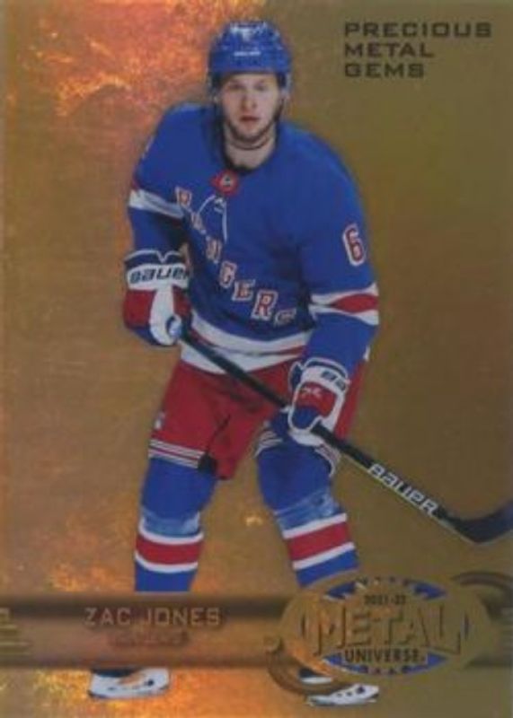 Zac Jones 2021 Metal Universe #R-23 1997 Retro Rookies - Precious Metal Gems Gold /1 RAW