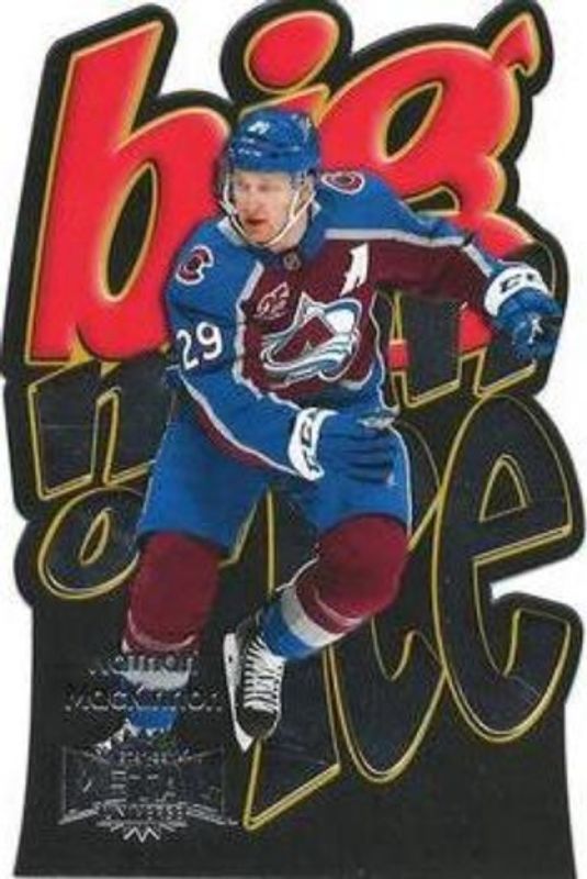 Nathan MacKinnon 2021 Metal Universe #BM-10 Big Man on Ice RAW