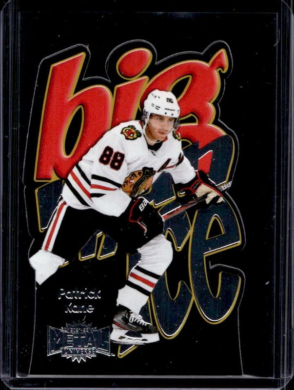 Patrick Kane 2021 Metal Universe #BM-12 Big Man on Ice RAW