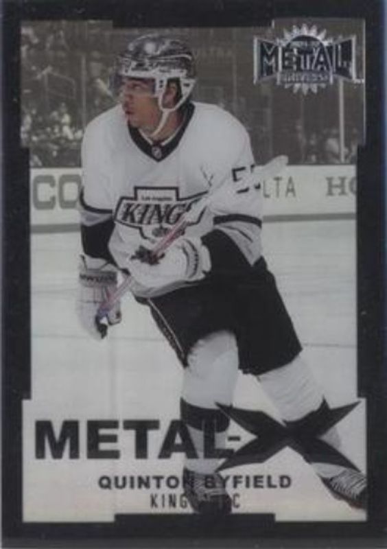 Quinton Byfield 2021 Metal Universe #MX-QB Metal X Achievements /499 Rookie RAW