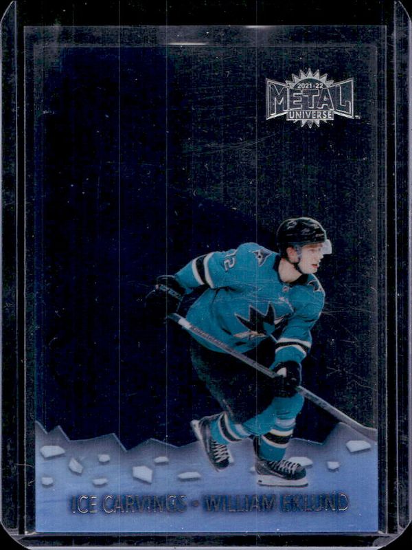 William Eklund 2021 Metal Universe #IC-27 Ice Carvings Rookie RAW