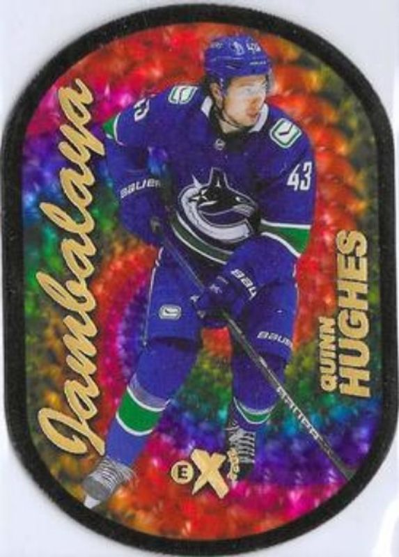 Quinn Hughes 2021 Metal Universe #17 Jambalaya RAW