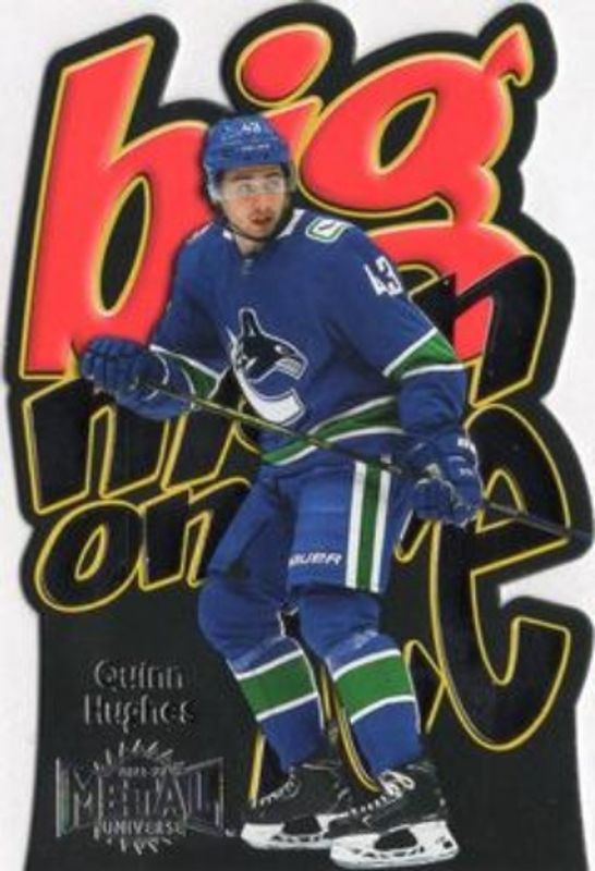 Quinn Hughes 2021 Metal Universe #BM-16 Big Man on Ice RAW