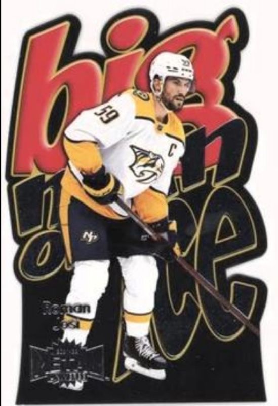 Roman Josi 2021 Metal Universe #BM-4 Big Man on Ice RAW