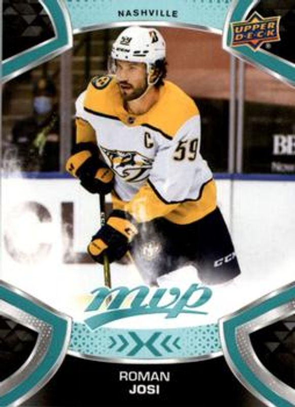 Roman Josi 2021 Upper Deck MVP #159 Base RAW