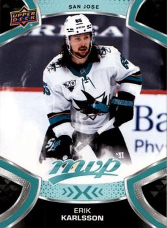 Erik Karlsson 2021 Upper Deck MVP #65 Base RAW