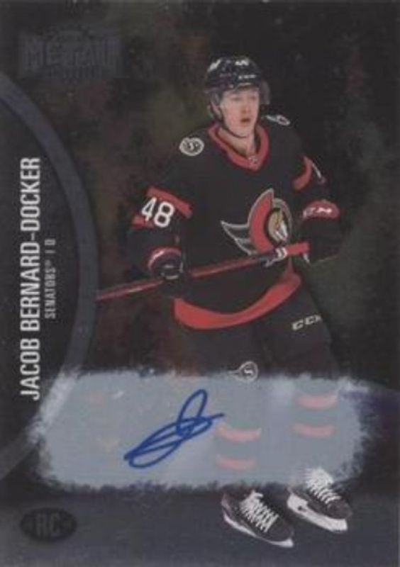 Jacob Bernard-Docker 2021 Metal Universe #163 Autographs Silver /299 Rookie RAW
