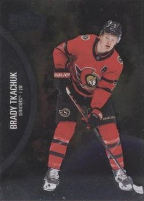 Brady Tkachuk 2021 Metal Universe #115 Base RAW