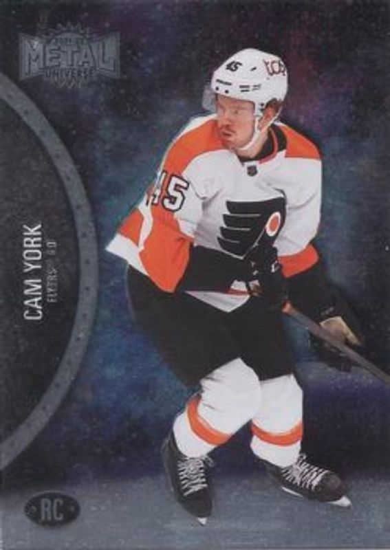 Cam York 2021 Metal Universe #182 Base Rookie RAW