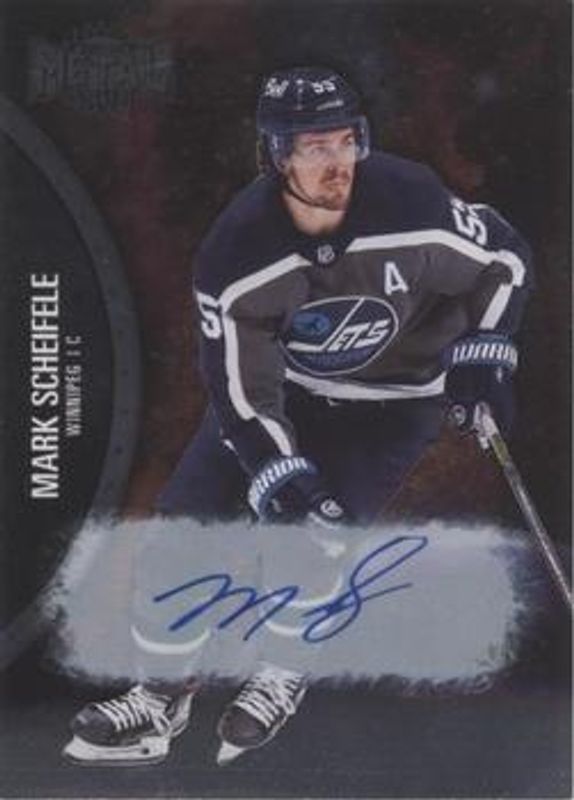 Mark Scheifele 2021 Metal Universe #124 Autographs Silver /299 RAW