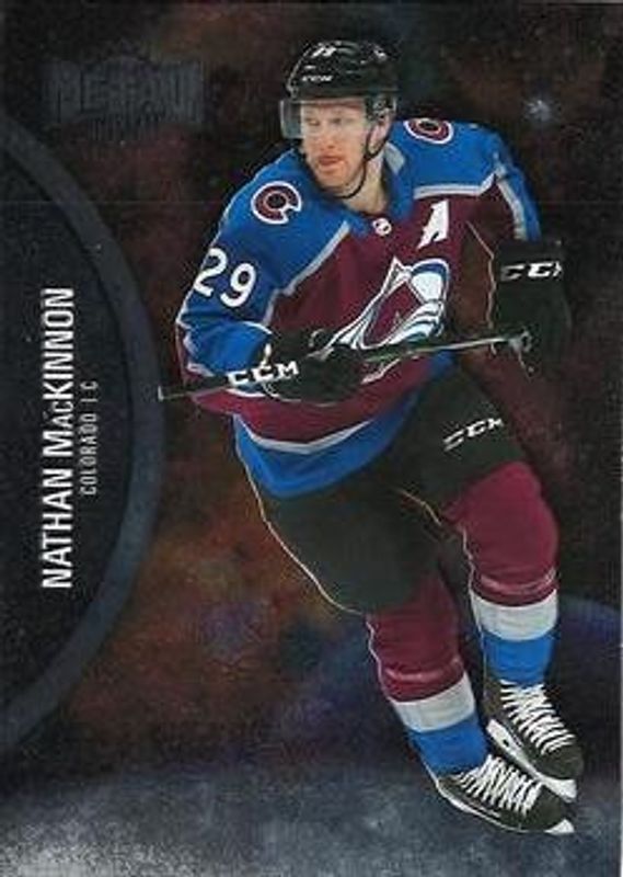 Nathan MacKinnon 2021 Metal Universe #75 Base RAW