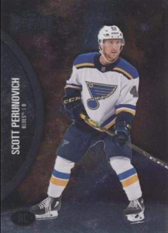 Scott Perunovich 2021 Metal Universe #171 Base Rookie RAW