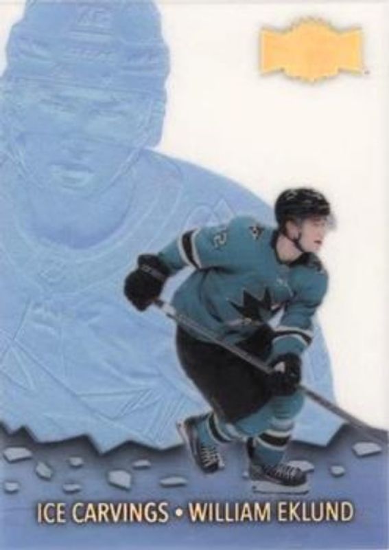 William Eklund 2021 Metal Universe #IC-27 Ice Carvings Spectrum /25 Rookie RAW
