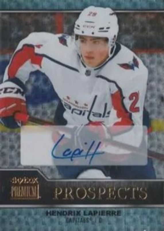 Hendrix Lapierre 2021 Metal Universe #PP-23 Skybox Premium Prospects Autographs Sapphire Rookie RAW