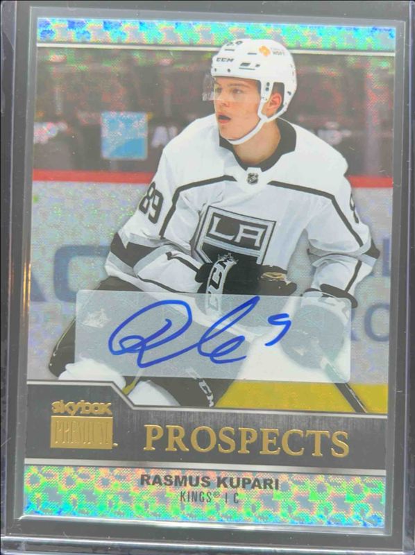 Rasmus Kupari 2021 Metal Universe #PP-37 Skybox Premium Prospects Autographs Sapphire Rookie RAW