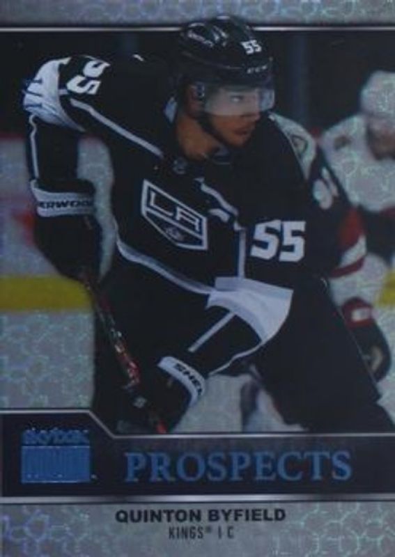 Quinton Byfield 2021 Metal Universe #PP-50 Skybox Premium Prospects Star Diamonds /1 Rookie RAW