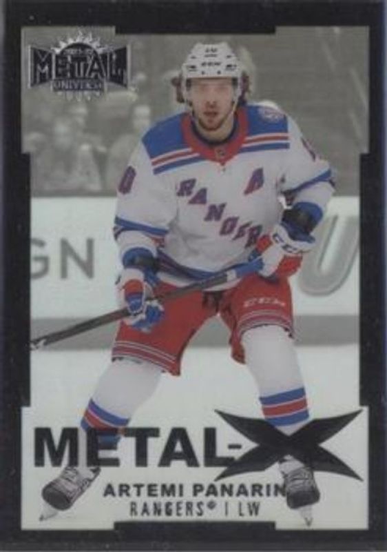 Artemi Panarin 2021 Metal Universe #MX-65 Metal X RAW