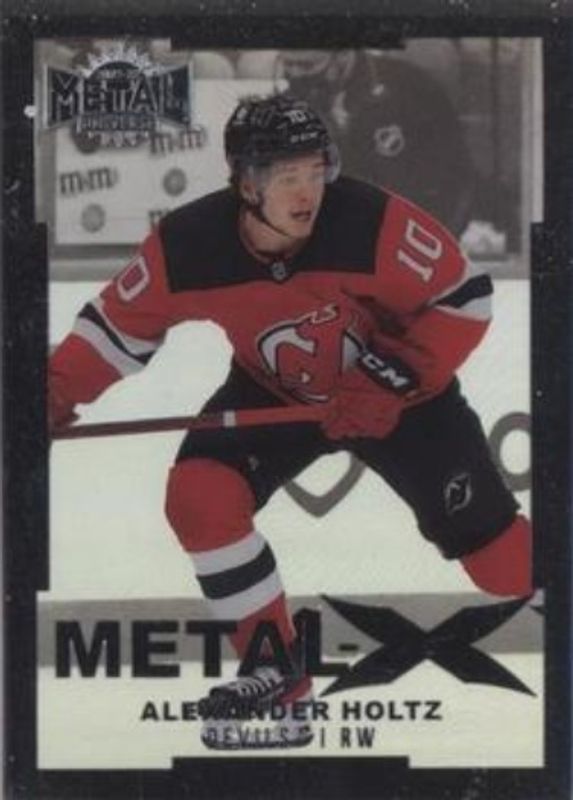 Alexander Holtz 2021 Metal Universe #MX-56 Metal X Rookie RAW