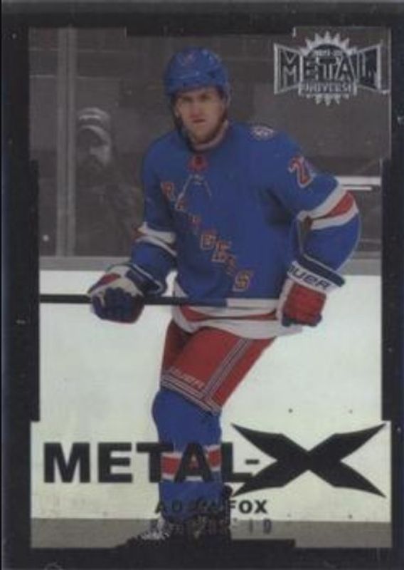 Adam Fox 2021 Metal Universe #MX-2 Metal X RAW