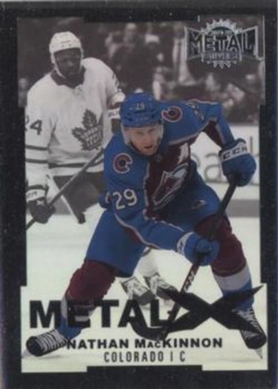 Nathan MacKinnon 2021 Metal Universe #MX-25 Metal X RAW