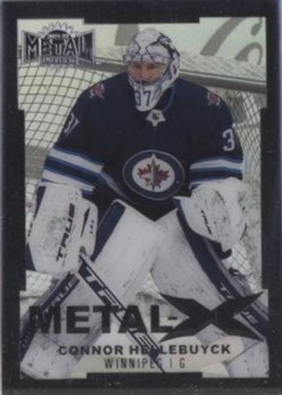 Connor Hellebuyck 2021 Metal Universe #MX-21 Metal X RAW