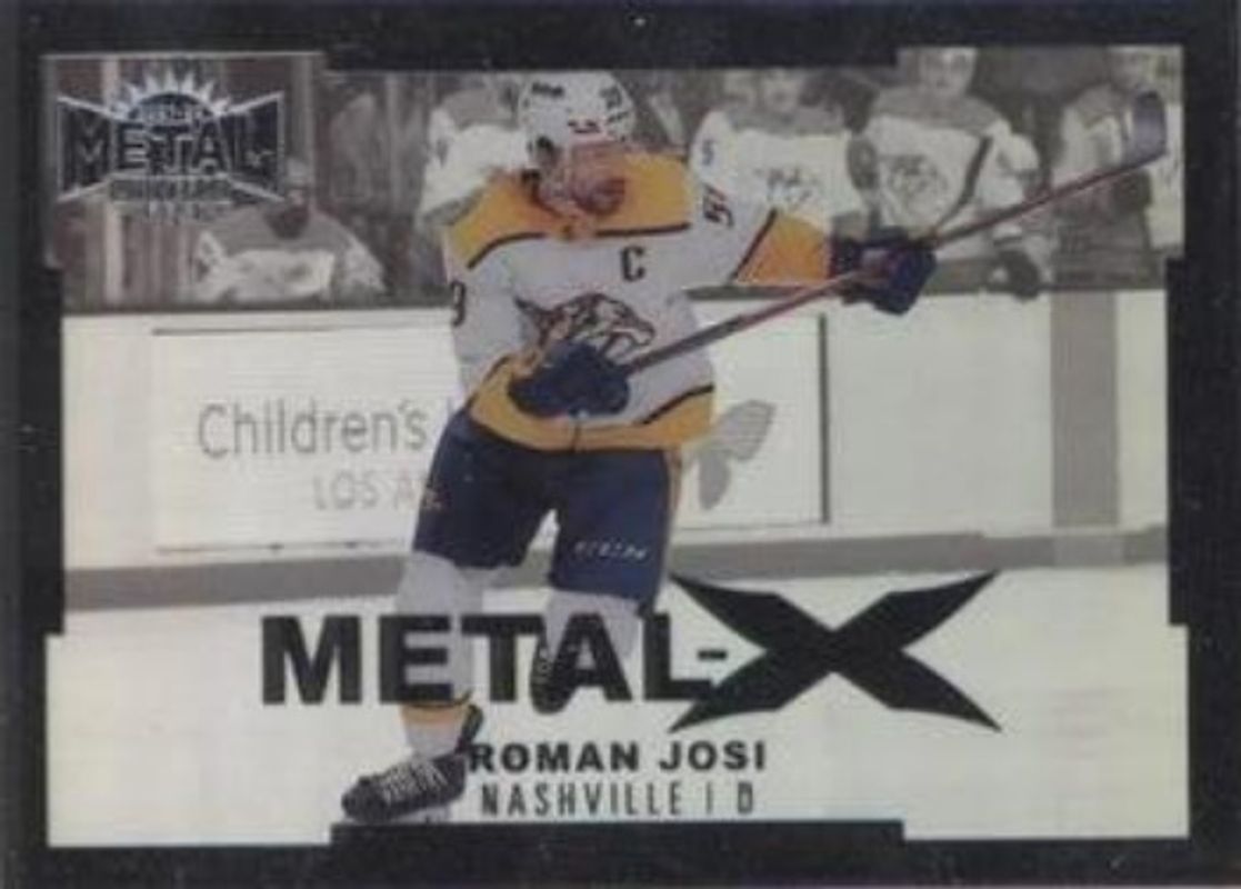 Roman Josi 2021 Metal Universe #MX-44 Metal X RAW