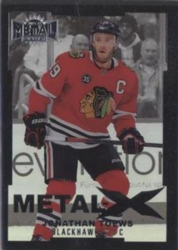 Jonathan Toews 2021 Metal Universe #MX-39 Metal X RAW