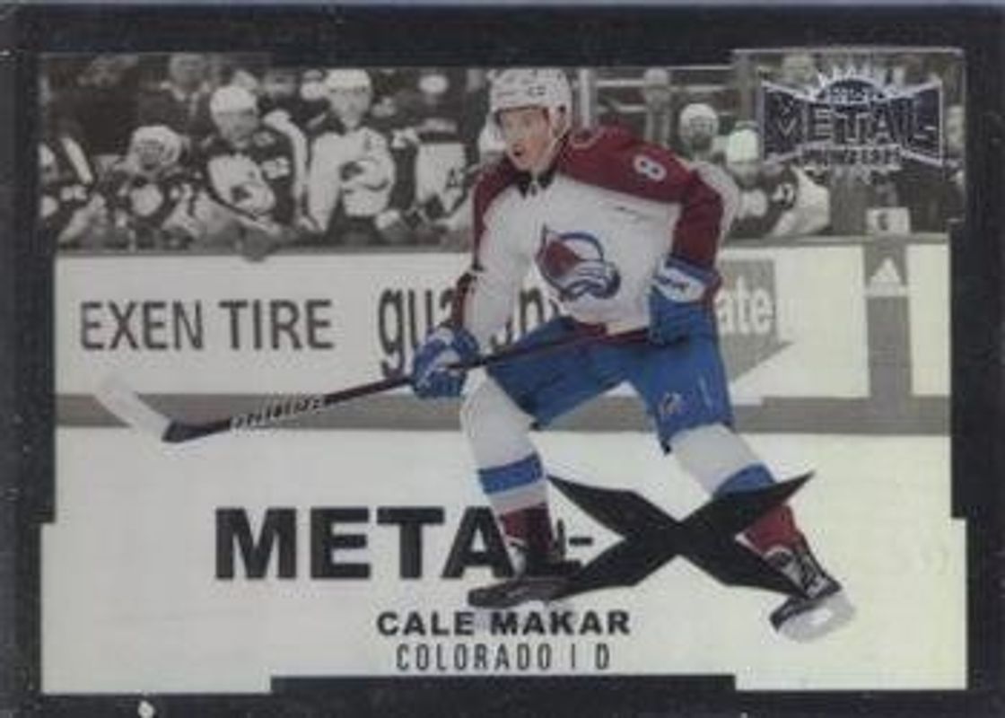 Cale Makar 2021 Metal Universe #MX-3 Metal X RAW