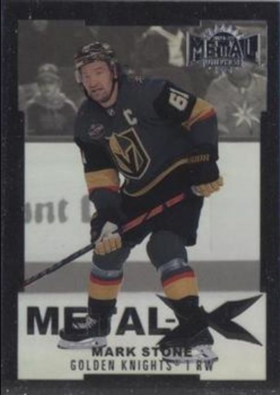 Mark Stone 2021 Metal Universe #MX-15 Metal X RAW