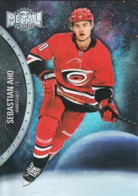 Sebastian Aho 2021 Metal Universe #11 Spectrum RAW
