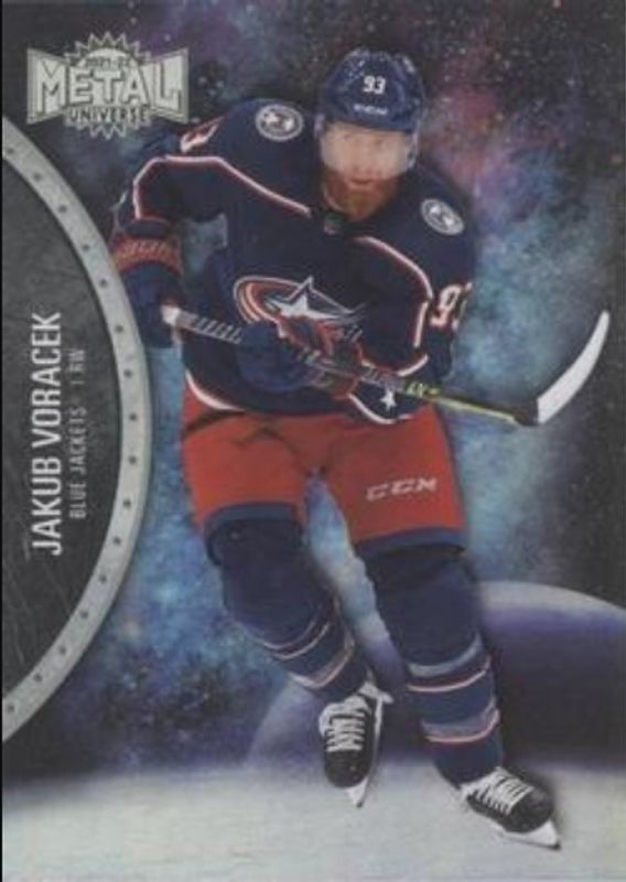 Jakub Voracek 2021 Metal Universe #36 Spectrum RAW