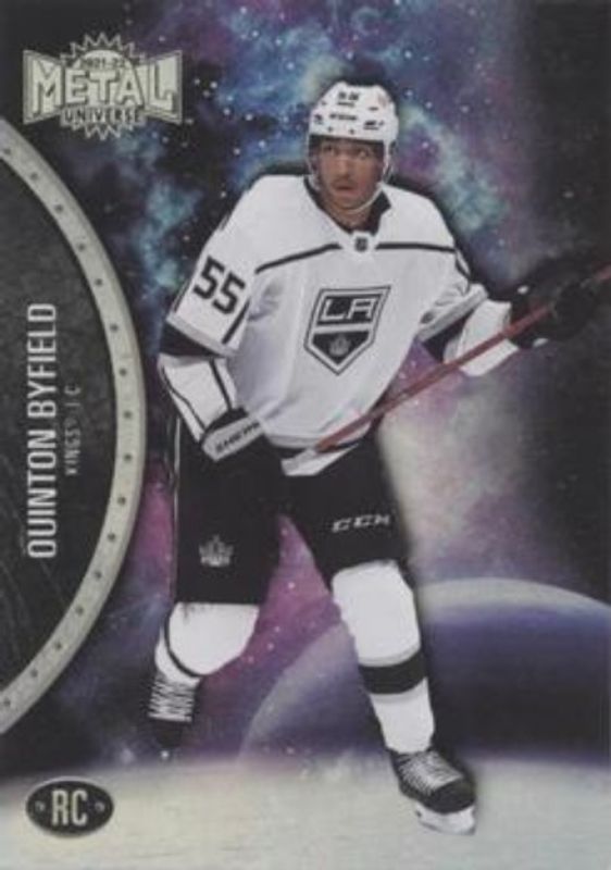 Quinton Byfield 2021 Metal Universe #151 Spectrum Rookie RAW