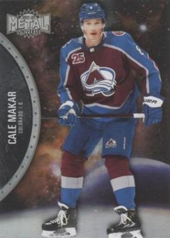 Cale Makar 2021 Metal Universe #45 Spectrum RAW