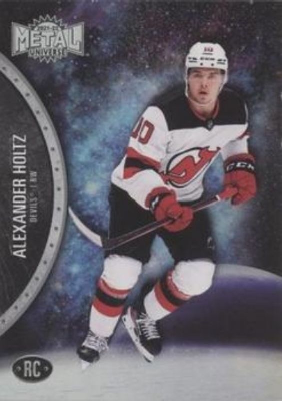 Alexander Holtz 2021 Metal Universe #191 Spectrum Rookie RAW