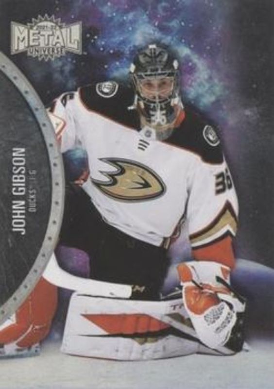 John Gibson 2021 Metal Universe #4 Spectrum RAW