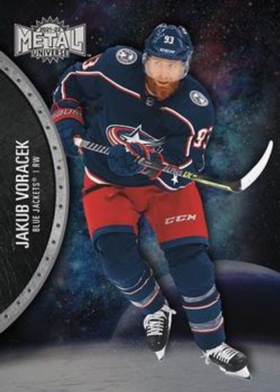 Jakub Voracek 2021 Metal Universe #36 Base RAW