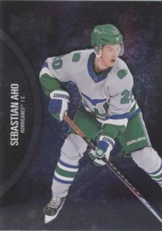 Sebastian Aho 2021 Metal Universe #110 Base RAW