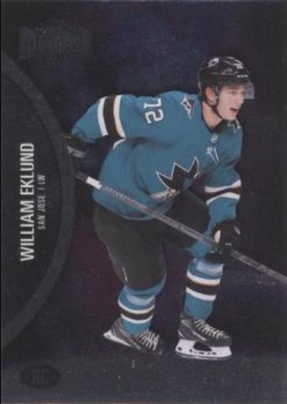 William Eklund 2021 Metal Universe #165 Base Rookie RAW