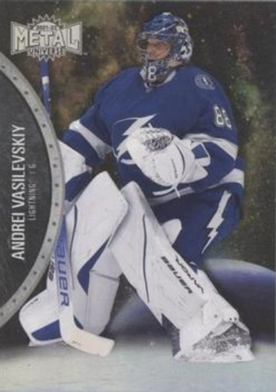 Andrei Vasilevskiy 2021 Metal Universe #40 Spectrum RAW