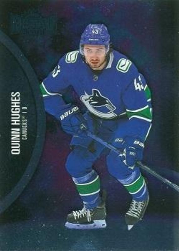 Quinn Hughes 2021 Metal Universe #49 Base RAW