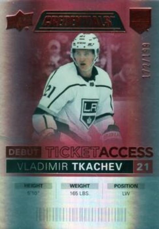 2021 Upper Deck Credentials #69 Red /199